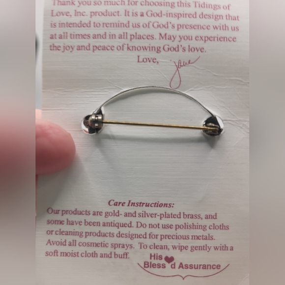 Vintage Jane Signed Statement Pin Brooch Pewter Noahs Ark Biblical Unique RARE - Picture 2 of 3